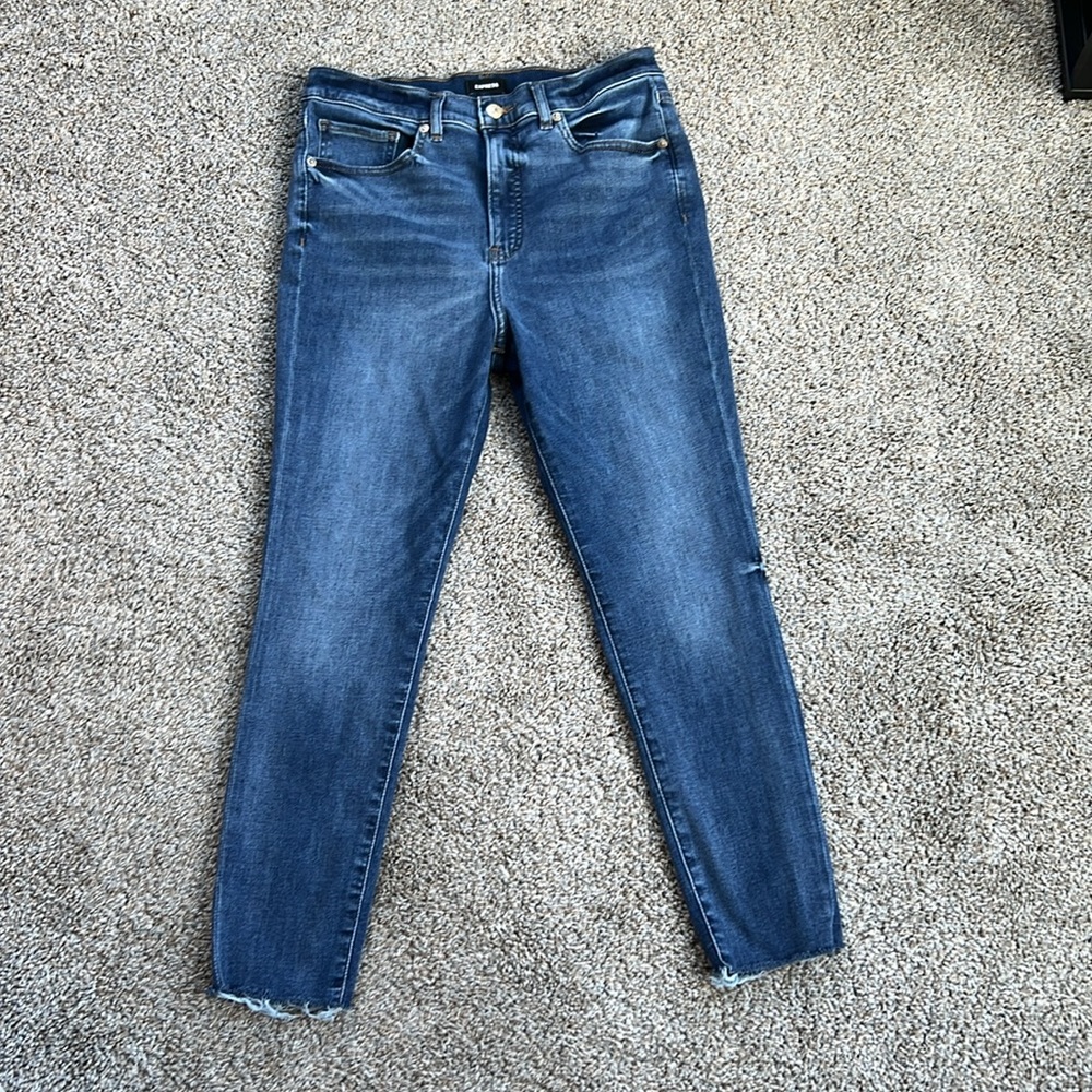 Express High Rise Skinny - 10 Short - LIKE NEW